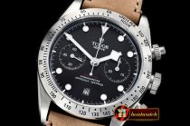 TUD054 - Heritage Black Bay Chronograph SS/LE Black Asia 7750