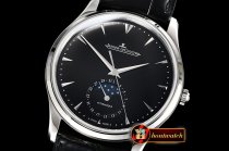 Jaeger Le Coultre Master Ultra Thin Moonphase SS/LE Black GF 1:1 MY9015