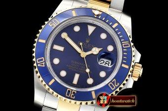 Rolex Submariner 116613LN 904L YG/SS Blue GMF SP A3135