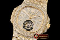 Patek Philippe Nautilus 40mm Tourbillon Fantasy DIAM/YG Asia HW Tourb