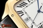 Cartier Santos De Cartier 2018 Mens YG/LE Wht Swiss Qtz