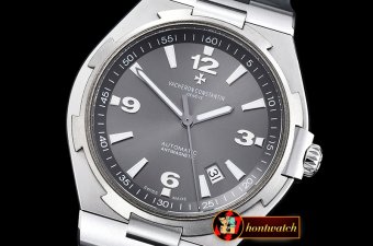 VACH. CONSTANTINE Overseas Ref.47074 "Deep Stream" SS/SS Grey MY