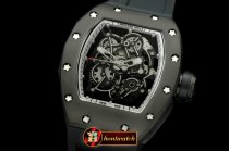 RM076G - RM055 Bubba Watson Tourbillon CER/PVD/RU Custom Skeleto