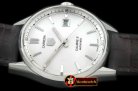 TAG0262E - Carrera Calibre 5 Automatic SS/LE White A-2824
