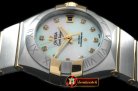 OMG0351C - Double Eagle Ladies Auto SS/YG Wht Diamonds J-Miyota