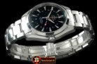 OMG0419A - Aqua Terra GMT SS/SS Black Miyota 8205
