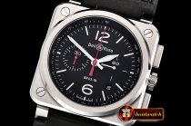 Bell & Ross BR03-94 Chronograph SS/LE Black Asia 7750