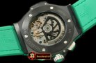 HUB0323G - Big Bang Pearl/ Sq Green Ruby All Black A-7750