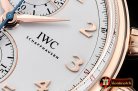 IWC Da Vinci Chrono Laureus Ed RG/LE White YLF Asia 7750