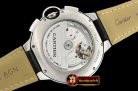 Cartier Balon Bleu Chronograph 47mm SS/LE White ZF Asia 7750