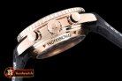 Replica Omega Planet Ocean Chrono RG/RU Black Asia7750 Mod 9301