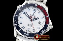 Omega Seamaster Commander 007 SS/SS White BP Asia 2836 Mod