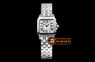 Cartier Santos Demoiselle Mens SS/SS White Swiss Quartz