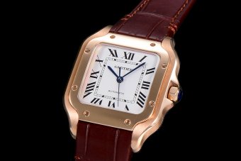 CARTIER SANTOS A8F 35mm MY9015 RG/LE