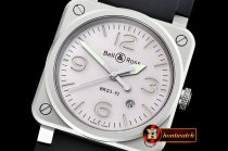 Bell & Ross BR03-92 Horolum Sandblasted SS/RU Grey V2 Miyota 901