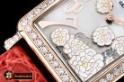 Franck Muller Long Island Peony DIAM/SS/LE (Red) White MOP Swiss Qtz