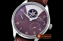IWC Portugese Mystere Tourbillon SS/LE Brown Asia 21J