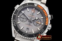 Omega P-Ocean Chrono Blk/Org SS/SS Grey JHF A7750 Mod9900