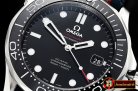 Omega Seamaster Diver 300m Co-Axial Cer SS/NY Black BP A2836