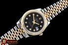 Rolex Datejust DJ2 41mm Jub Flt Wrap YG/SS Black Diams BP Asia 2836