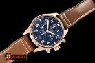 IWC Pilot Chrono "Le Petit" 377721 RG/LE Blue ZF A7750