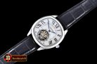 Replica Cartier Drive De Cartier Tourbillon SS/LE White Tourbill