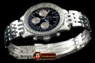 Replica Breitling Navitimer SS/SS Black Sticks 7750
