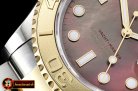 Rolex YachtMaster 116613 40mm 904L YG/SS Bwn MOP GMF A3135