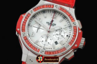 HUB0321A - Big Bang Aspen SS/Sq Red Ruby White A-7750