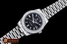 Replica Rolex Daydate 41mm SS/SS Pres Baug Blk Stk Diam Asia 325