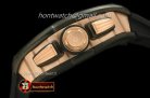RM032 - Carbon/Rose Gold Flyback PVD/RU Asian 7750 28800