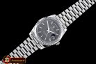 Replica Rolex DayDate 40mm SS/SS Grey Stk Flut BP A2836 Mod3255