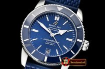 BSW0364A - Superocean Heritage II 42mm SS/RU Blue GF A2824 Mod