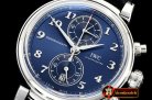 IWC Da Vinci Chrono Laureus Ed SS/LE Blue YLF Asia 7750