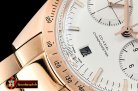 Omega SpeedMaster 57 Co-Axial RG/RG White OMF A7750 9300