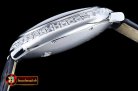 Cartier Balon Bleu Mens Diams Bez SS/LE White Miyota