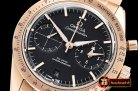 Omega SpeedMaster 57 Co-Axial RG/RG Black OMF A7750 9300