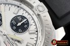 Breitling Colt 44mm Chronograph Automatic SS/RU Wht/Stk A7750
