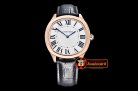 Cartier Drive De Cartier Extra-Flat RG/LE White Jap Qtz