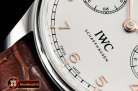 IWC Portugieser Annual Cal IW503502 SS/LE Wht/R ZF A52850
