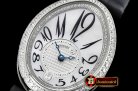Breguet Queen of Naples Ladies Diams SS/LE Wht MOP Jap Movt