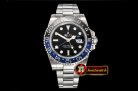 Rolex GMT II 116710BLNR Batman SS/SS Blk BP Asia 3186 CHS