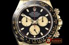 Rolex Daytona 116518 CER/YG/RU Black/Stk ARF V2 A4130 Mod