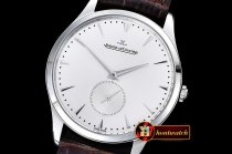 Replica JAEGER LE COULTRE Master Control 1000 hours SS/LE White