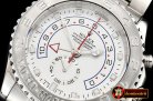 Rolex YachtMaster 116689 SS/SS White BP Asia 7750 Mod