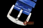 Franck Muller Long Island Ld 952QZ DIAM/SS/LE (Blue) Wht GF Swiss Qtz