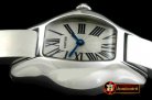 CAR0337B - Tortue De Cartier SS/SS White Swiss Quartz