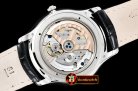 Jaeger Le Coultre Master Ultra Thin Date SS/LE Black ZF 1:1 MY9015 Mod