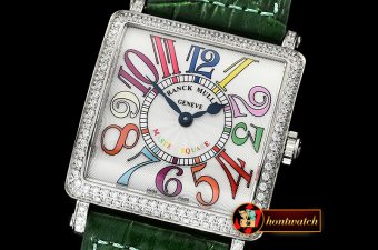 Franck Muller Master Sq 6002 Midsize SS/LE Grn Crazy GF - Swiss Qtz