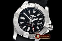 Breitling Avenger II Seawolf SS/RU Black Stk GF V2 Asia 2836